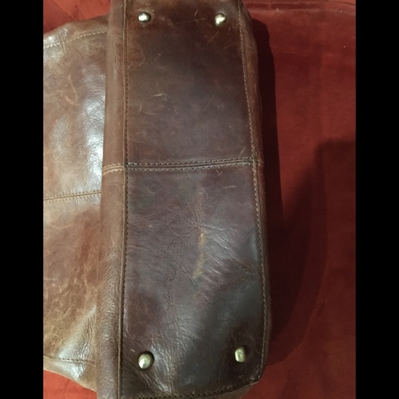 handmade leather shoulder bag - Picture 6 of 7